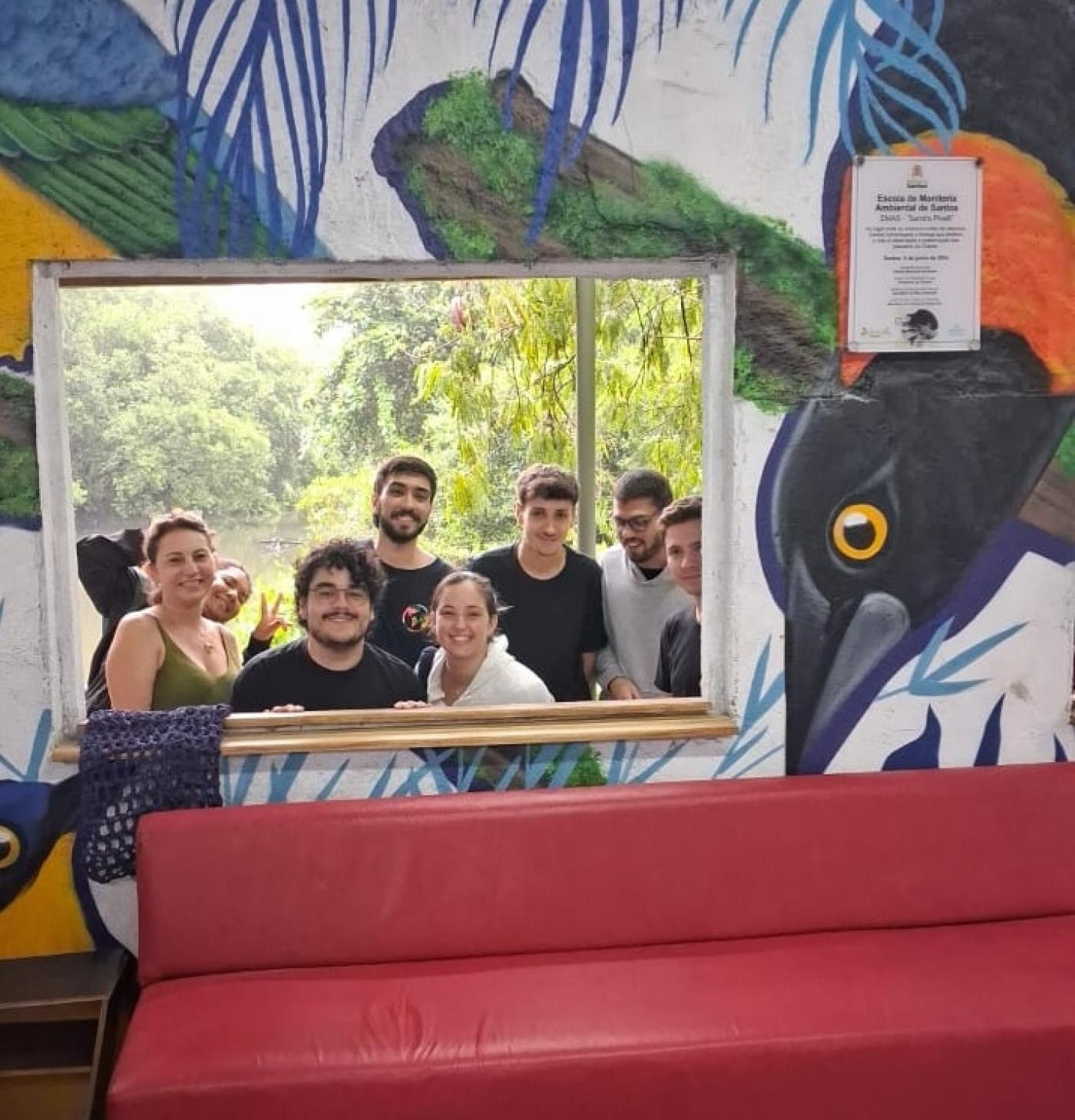 Estudantes da Unesp de Araraquara visitam Santos e conhecem projetos sustentáveis