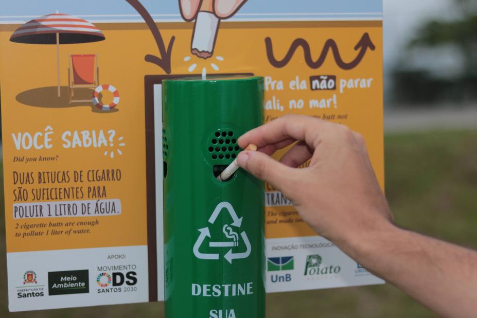 Cerca de 20 mil bitucas já foram para reciclagem neste ano em Santos