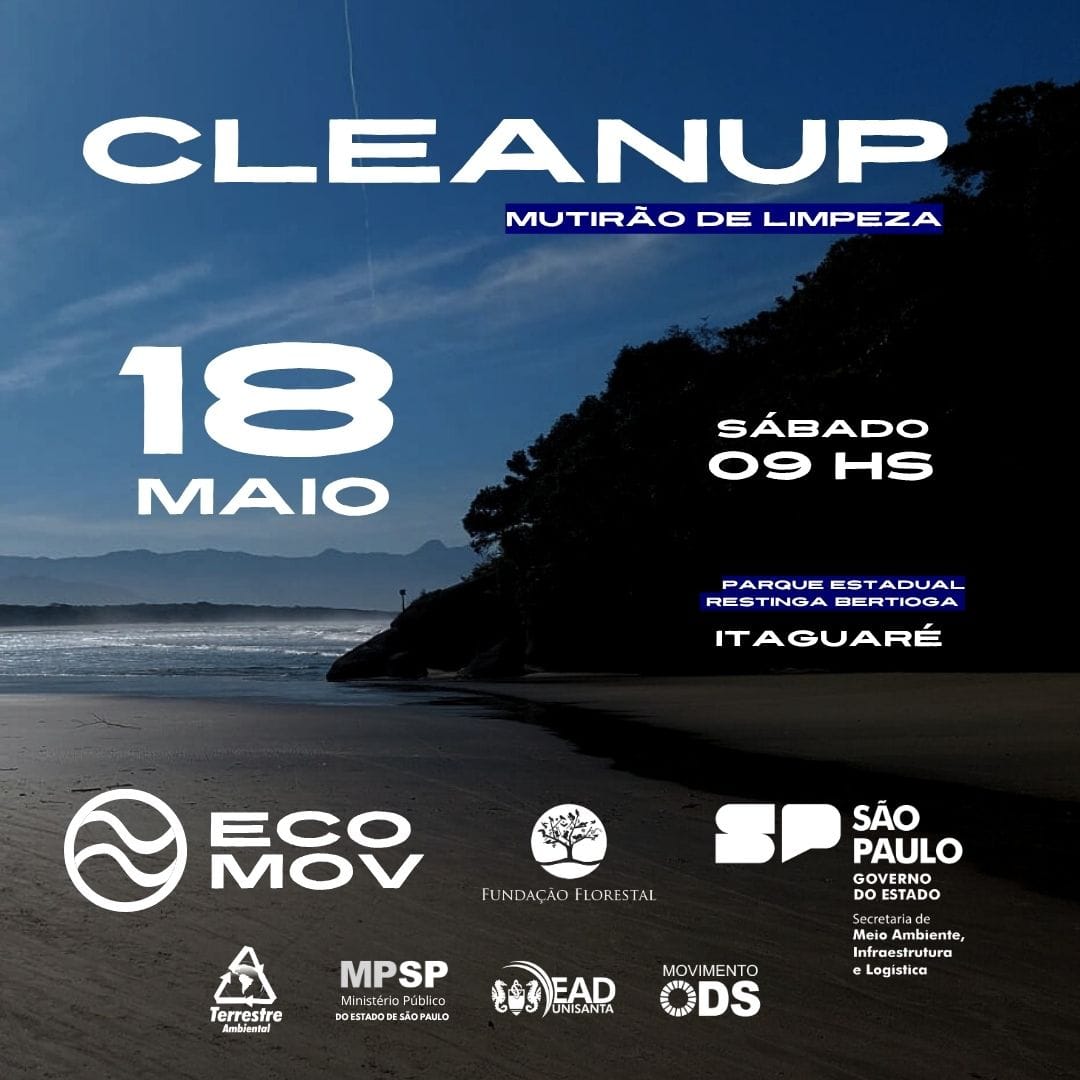 Ação ambiental promovida pela Ecomov e Parque Restinga de Bertioga reforça compromisso com a preservação da vida marinha