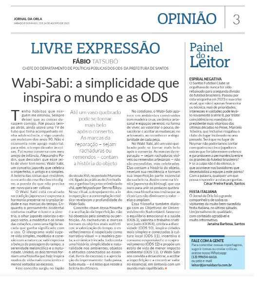Wabi-Sabi e os ODS: A simplicidade que inspira um mundo mais simples e duradouro