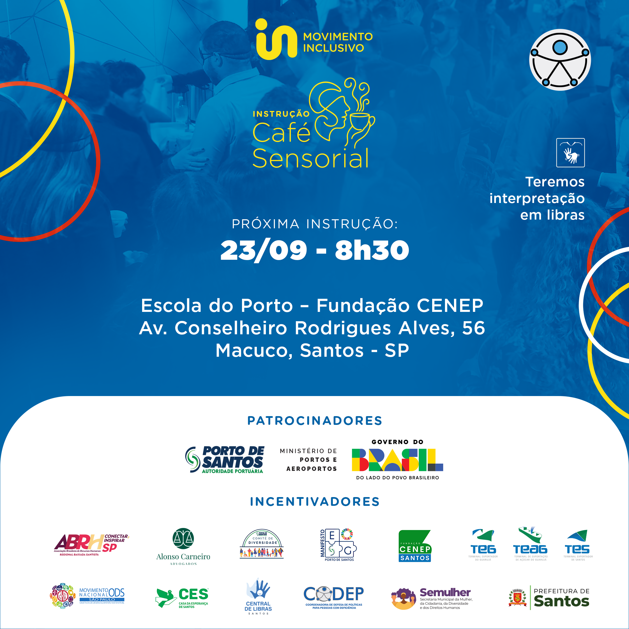 INstrução com Café Sensorial promove inclusão profissional de pessoas com deficiência em Santos