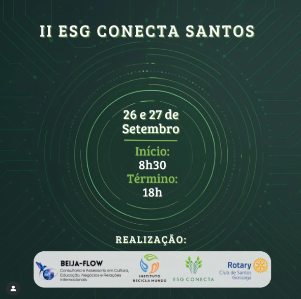 Conecta ESG: práticas ambientais, sociais e de governança terá início nesta sexta