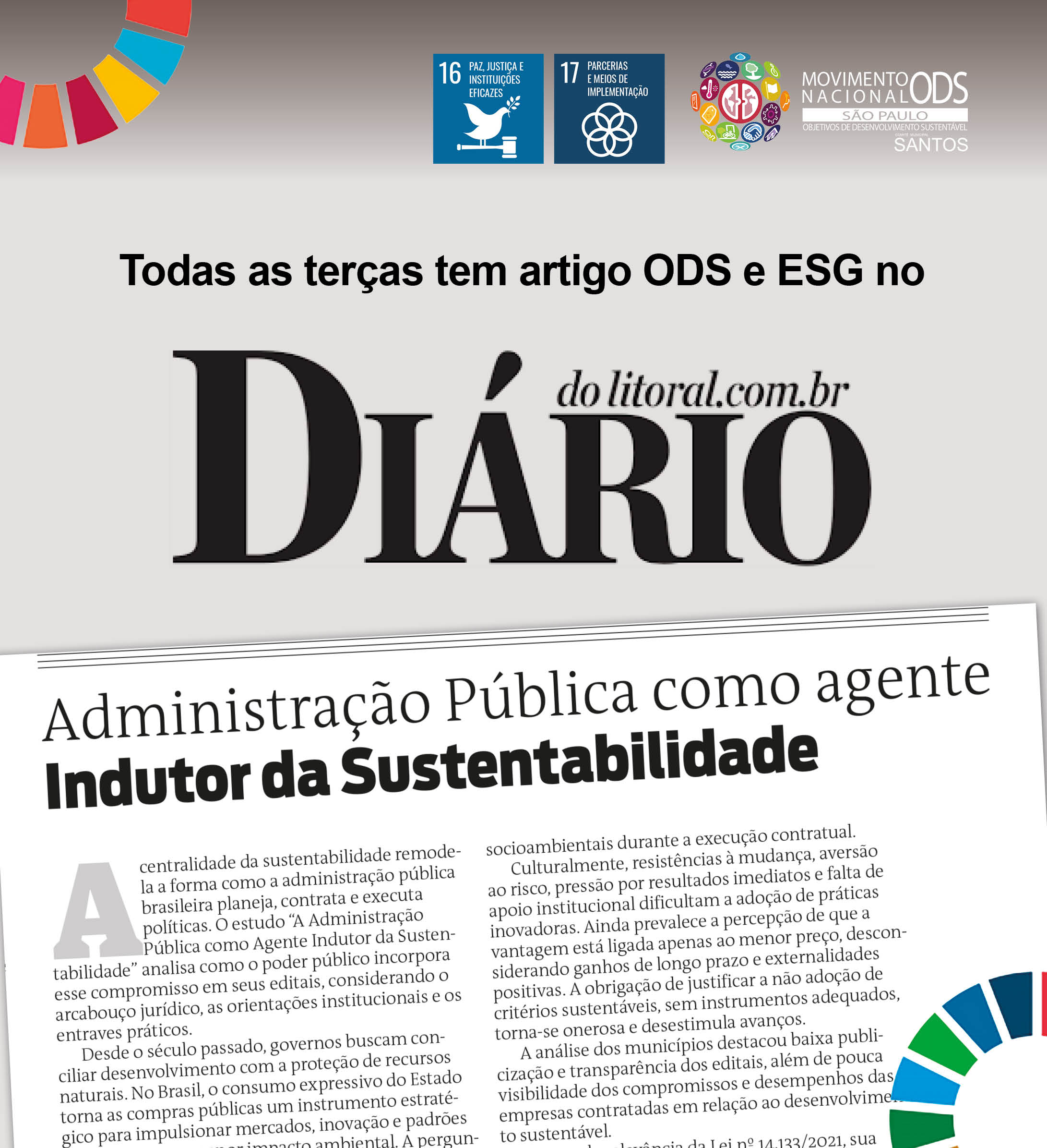 A Administração Pública como agente indutor da sustentabilidade