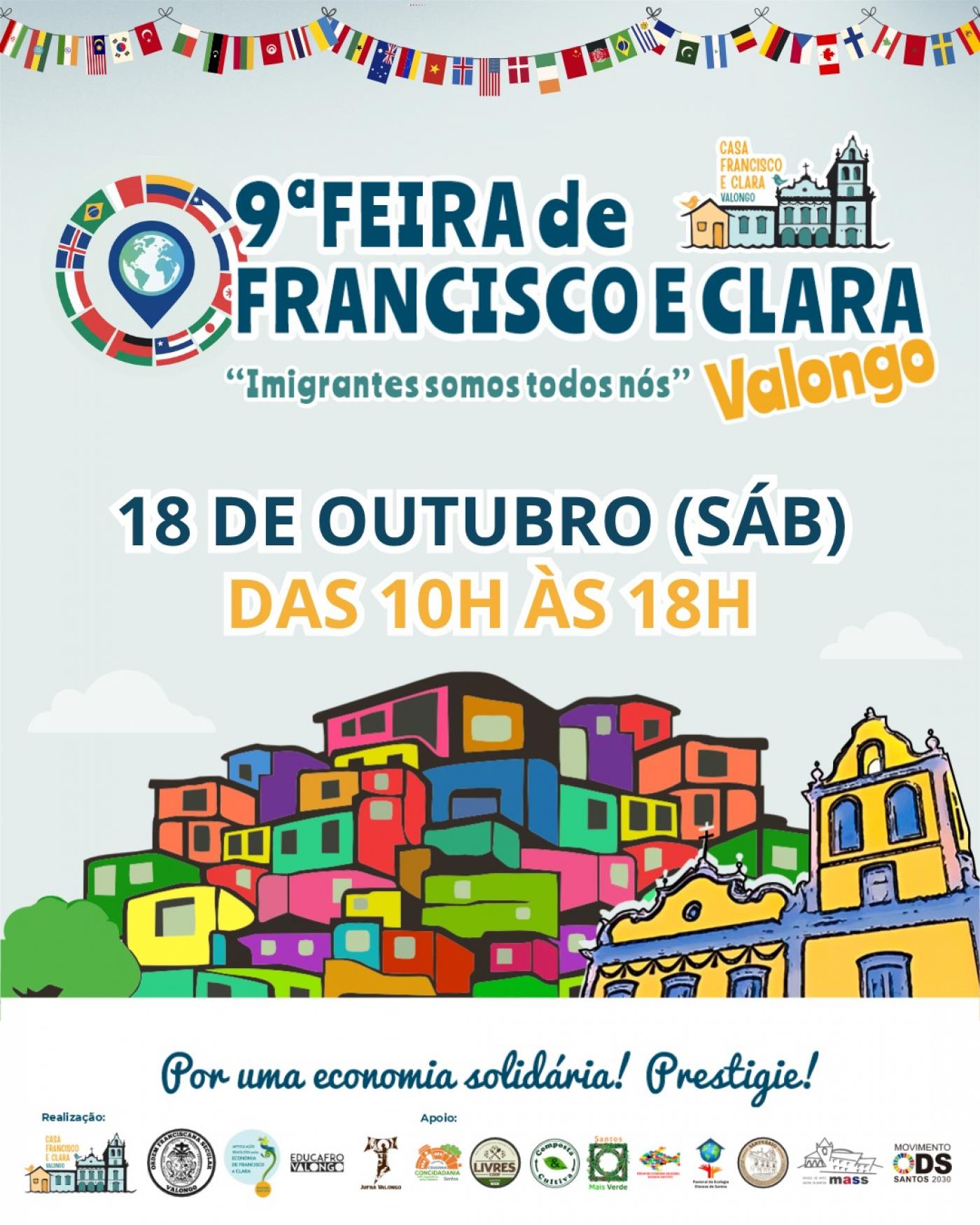 Santuário do Valongo, em Santos, recebe feira de economia solidária no sábado