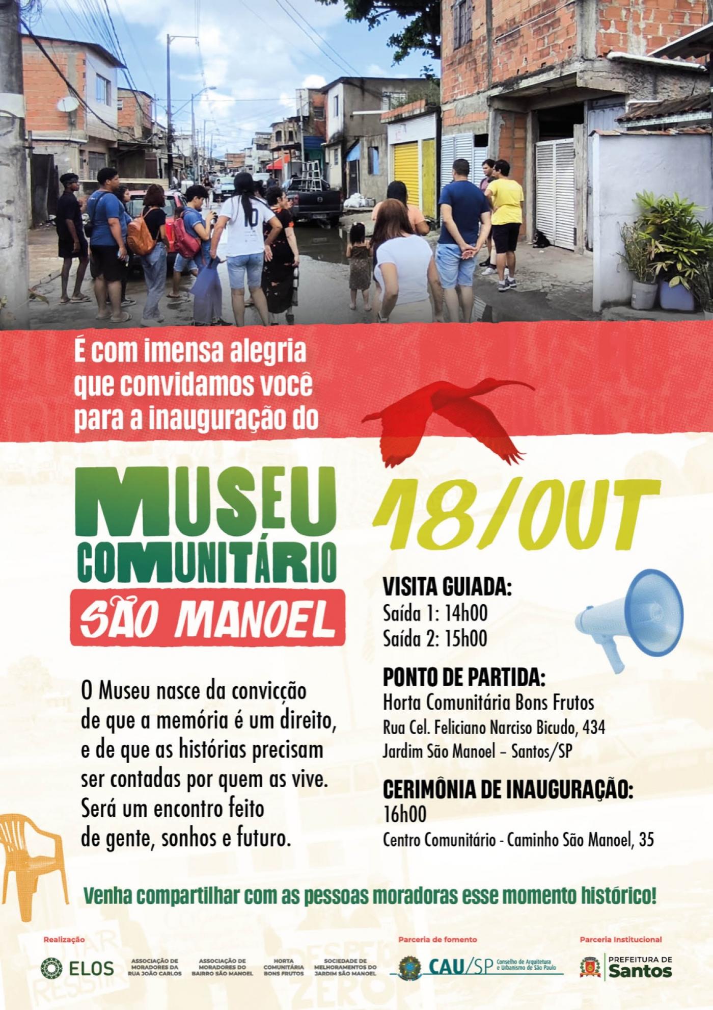 Museu itinerante contará histórias do São Manoel, em Santos
