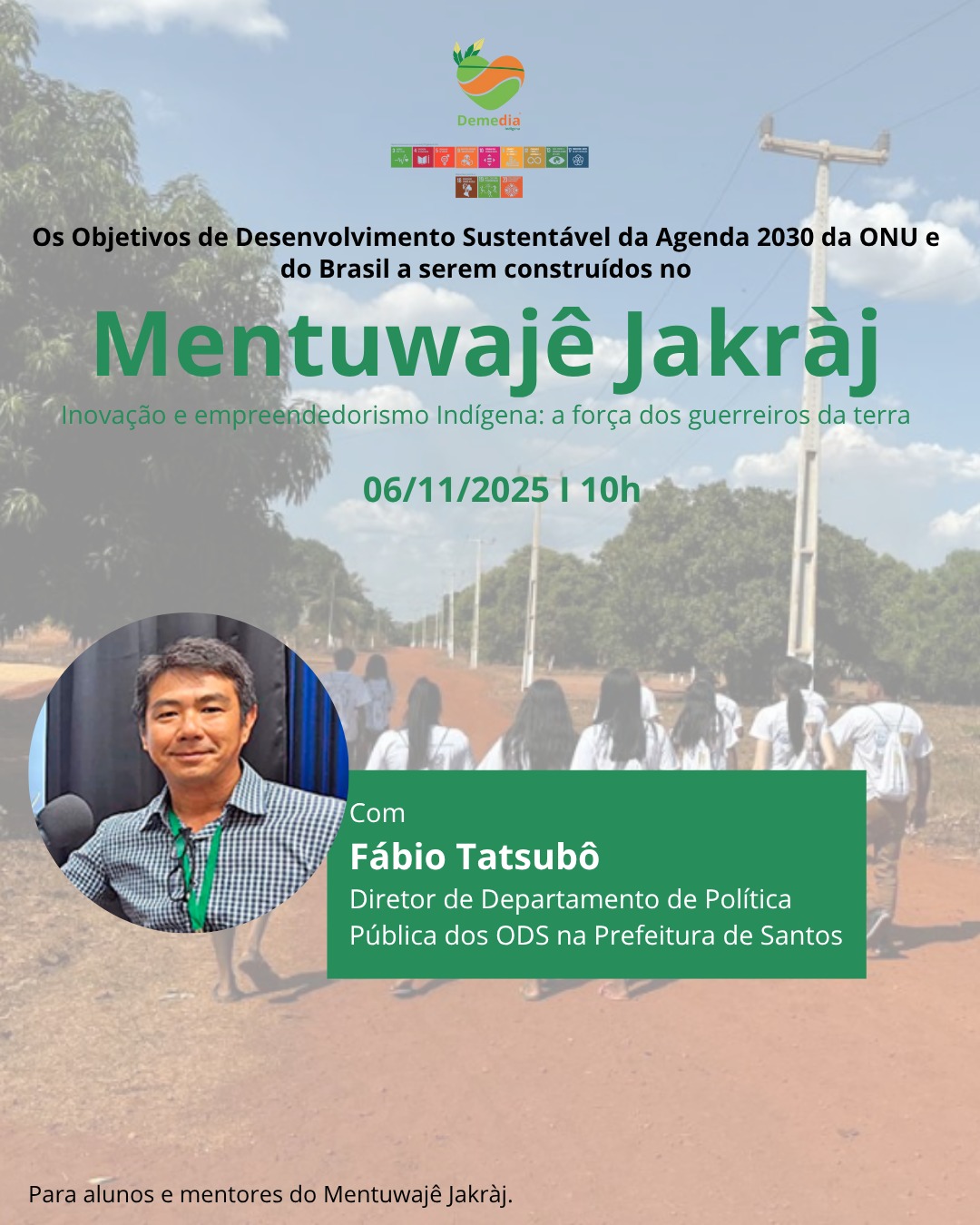 Iniciativa com jovens indígenas elabora projetos relacionados aos ODS