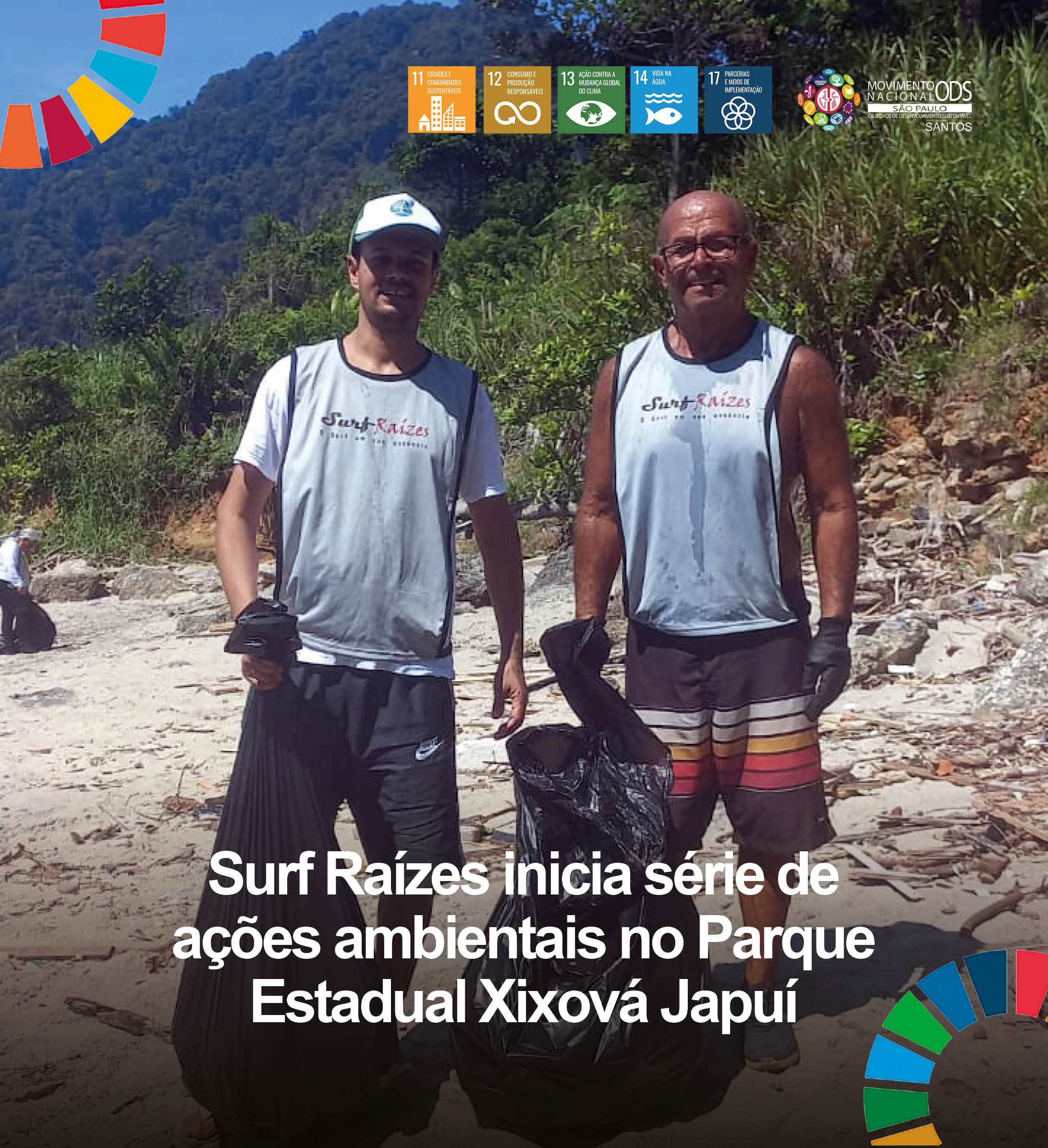 Surf Raízes inicia série de ações ambientais no Parque Estadual Xixová Japuí