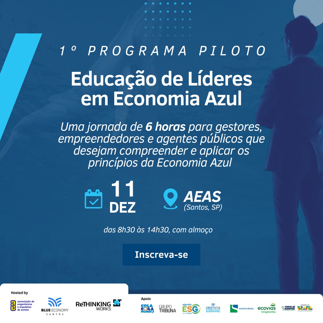 Nova imersão prepara gestores da Baixada Santista para o futuro da Economia Azul