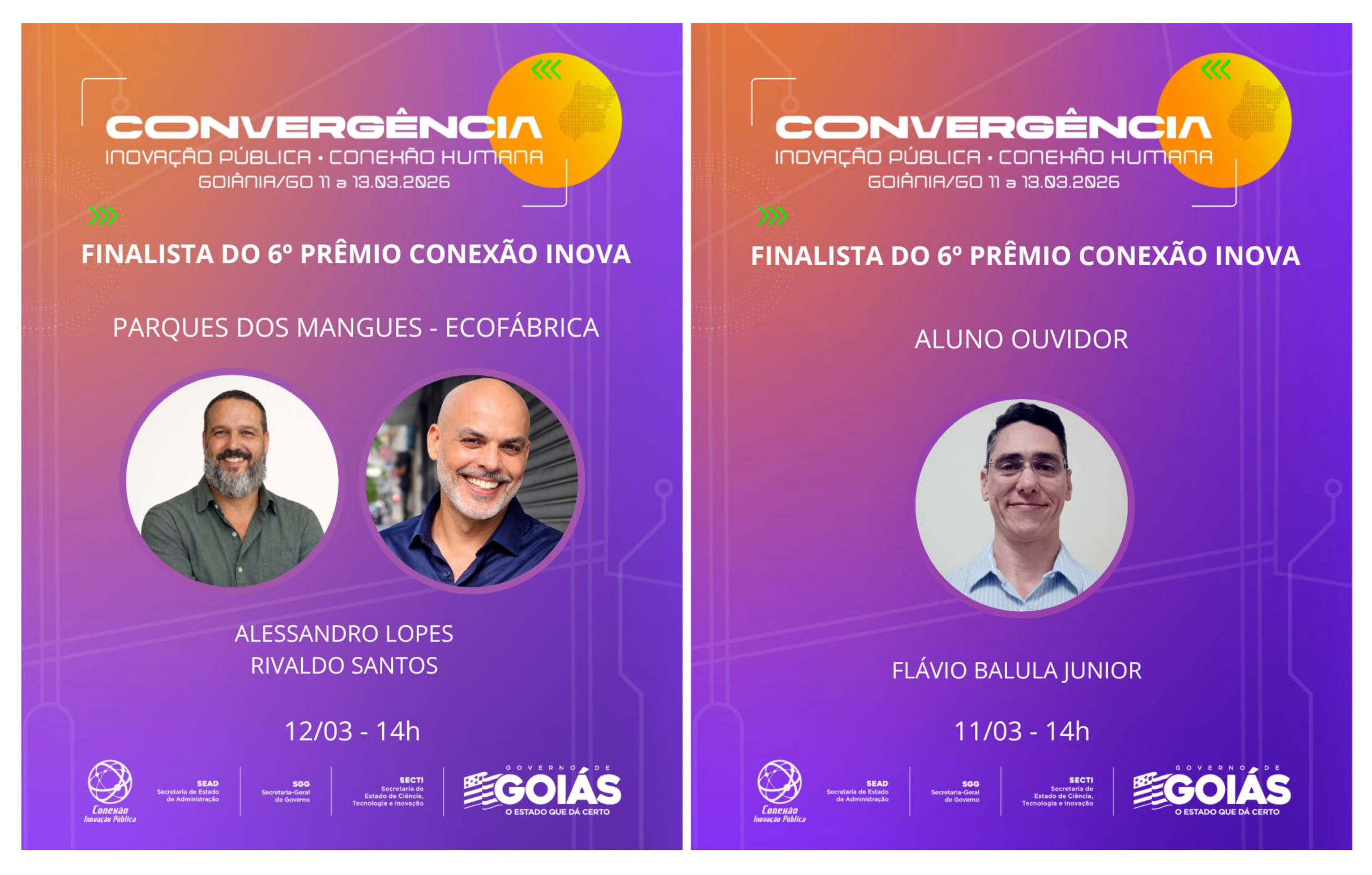 EcoFábrica ZNO e Aluno Ouvidor são finalistas no 6º Prêmio Conexão Inovação Pública