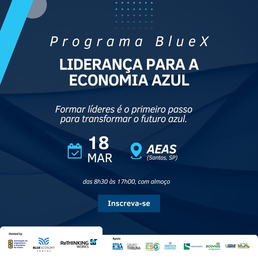 Programa BlueX forma líderes para a Economia Azul na Baixada Santista