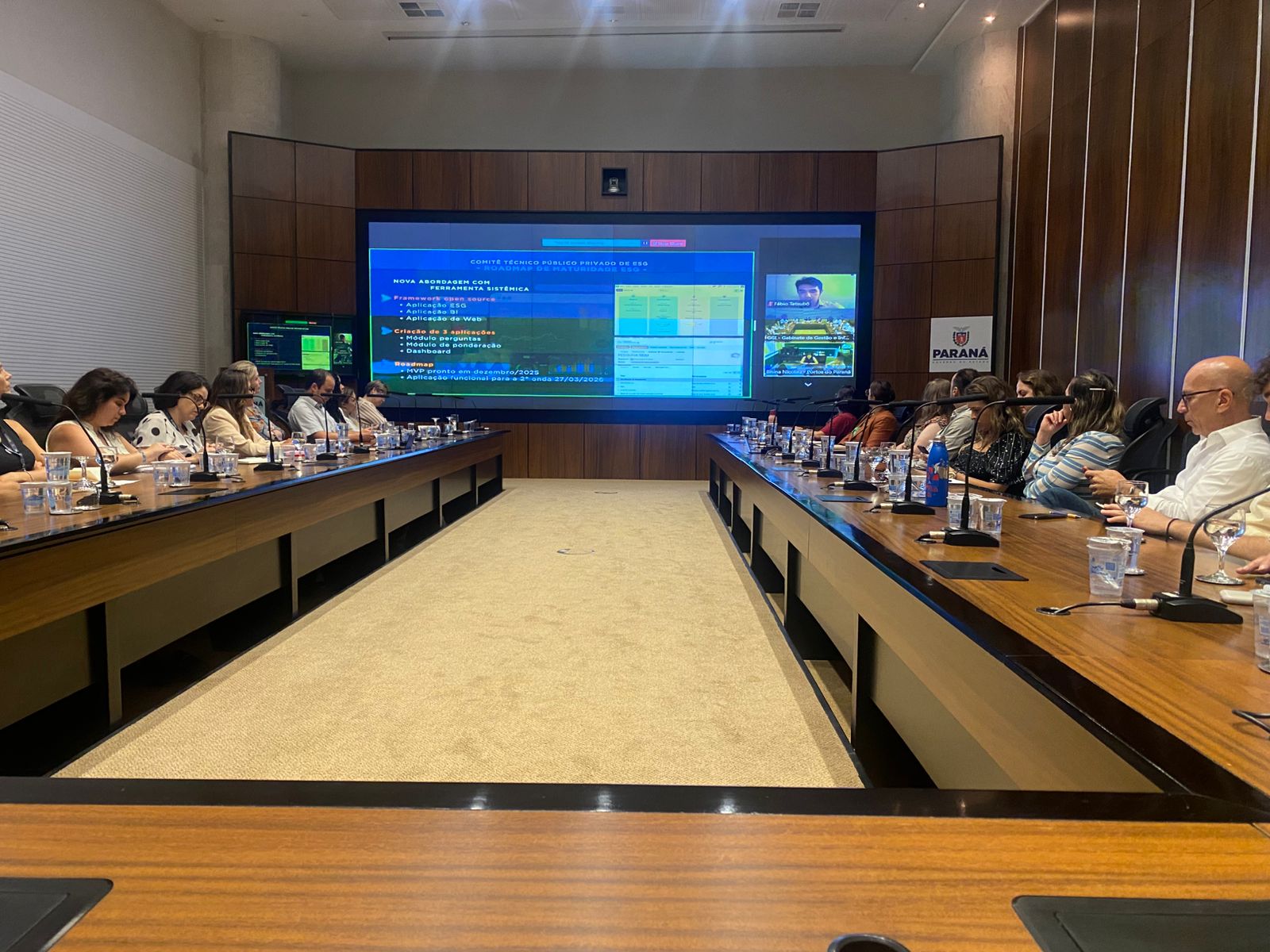 Santos participa da 9ª Reunião do Comitê Técnico Público-Privado de ESG do Paraná