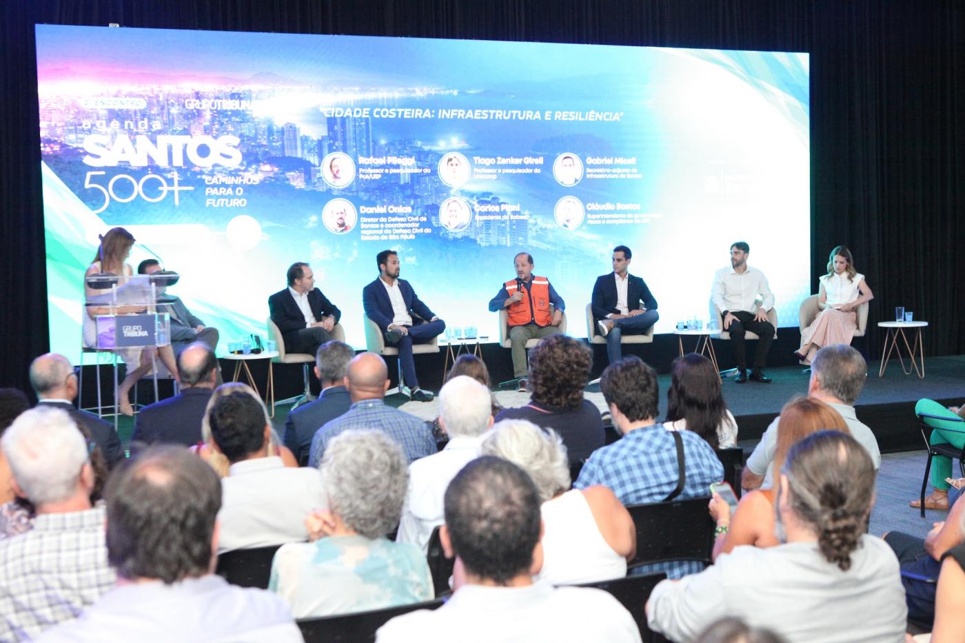 Fórum Santos 500+ aborda mudanças climáticas