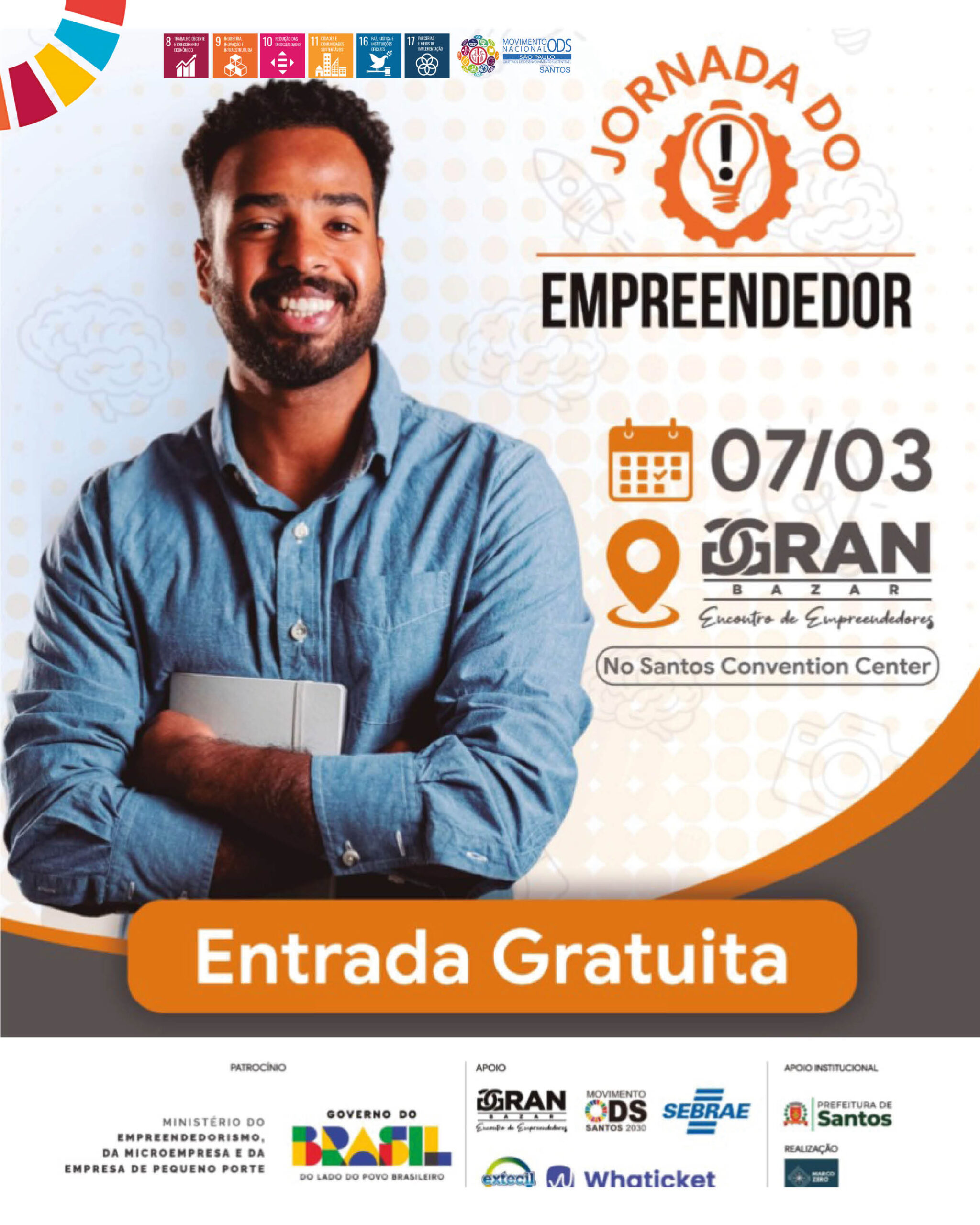 Jornada do Empreendedor reúne especialistas para orientar pequenos negócios em Santos