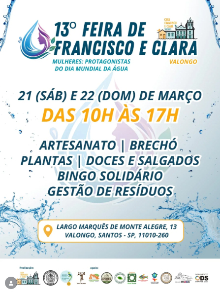 13ª Feira Francisco e Clara Valongo – Edição Dia Mundial da Água