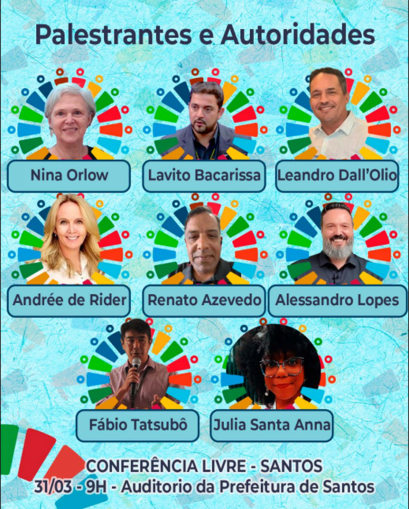 Santos realiza palestras preparatórias dos seis eixos temáticos para propostas municipal da Conferência Nacional para os ODS